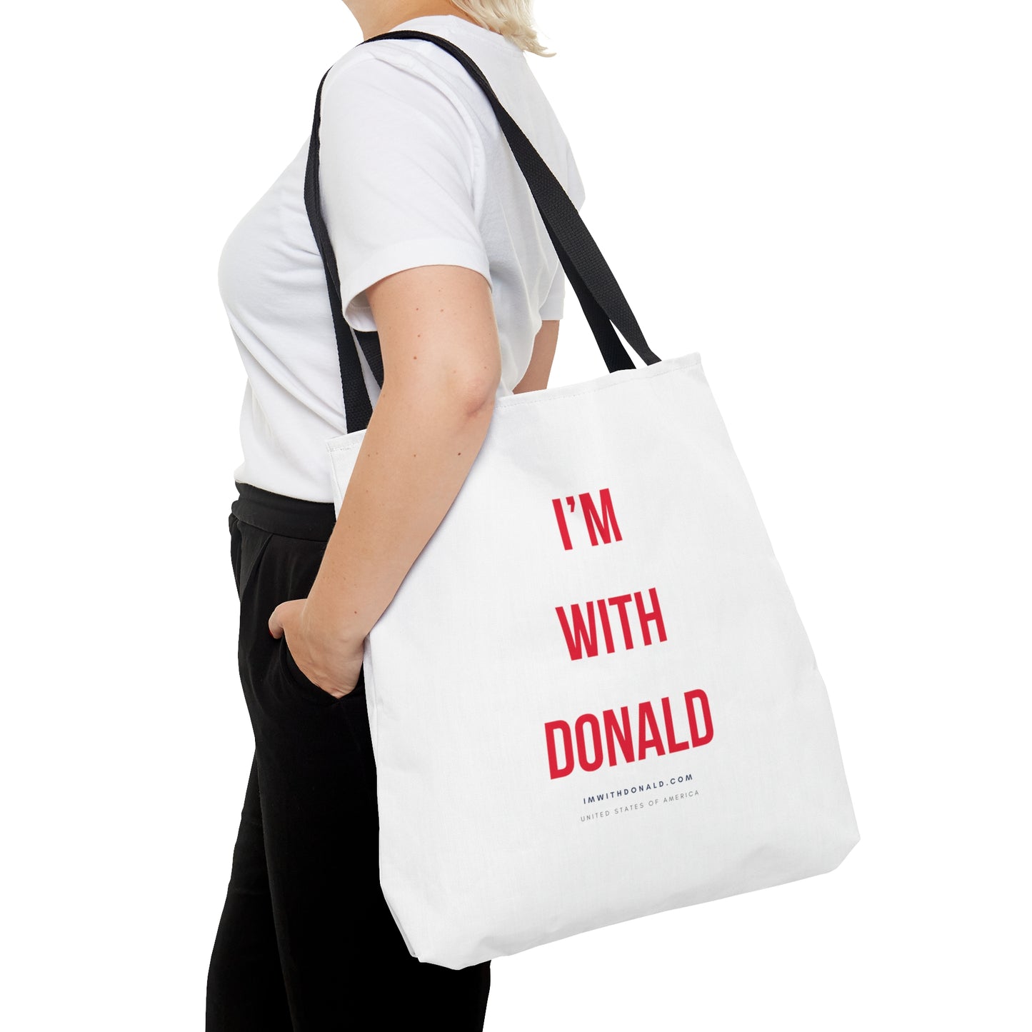 I'm with Donald Tote Bag (AOP)