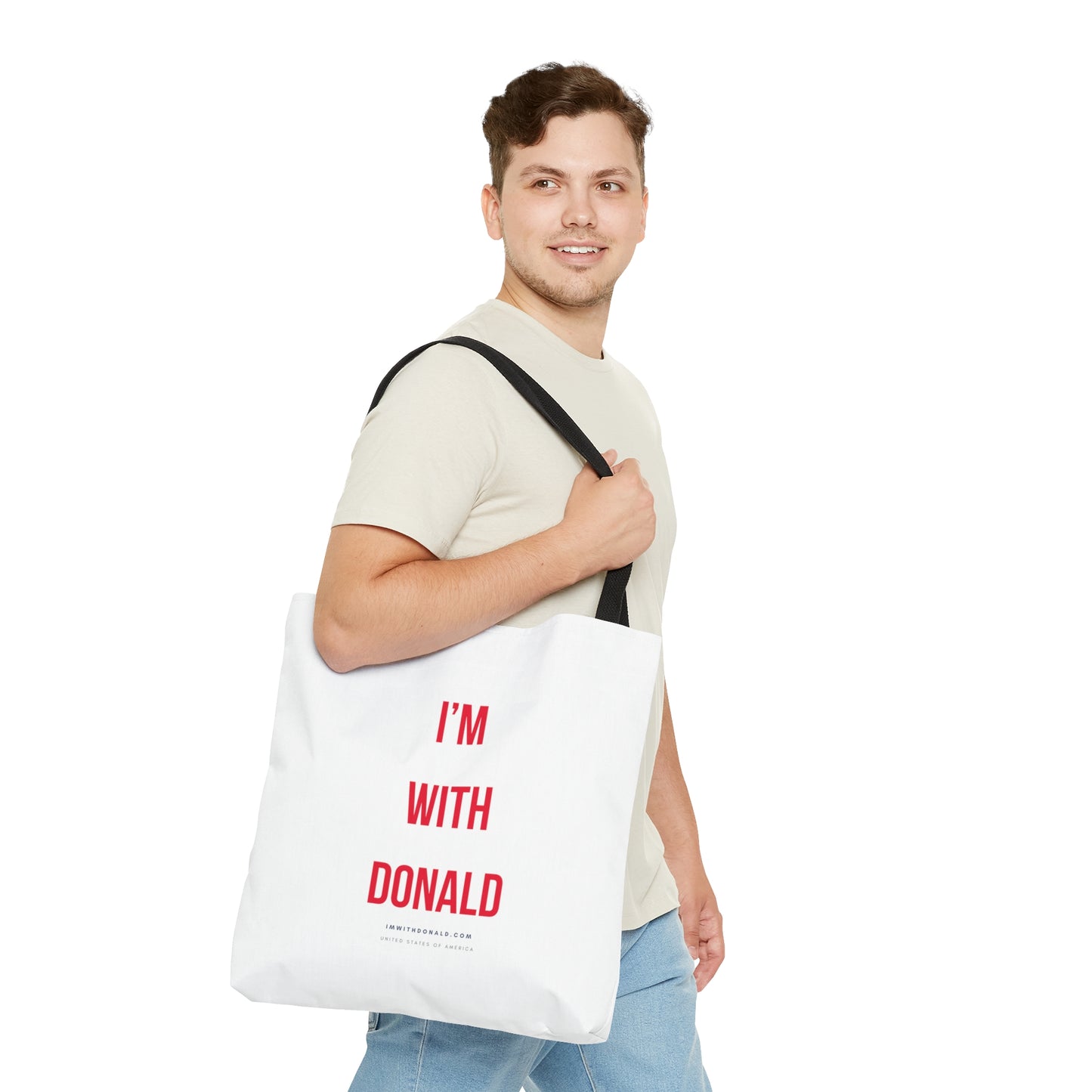 I'm with Donald Tote Bag (AOP)